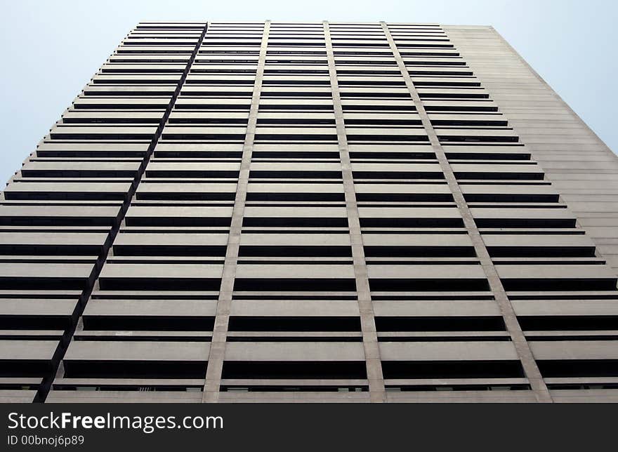 Ugly Concrete Tall Urban Office Building In Sydney, Australia. Ugly Concrete Tall Urban Office Building In Sydney, Australia