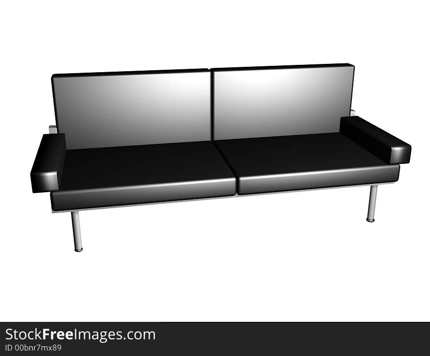 Black Executive Sofa