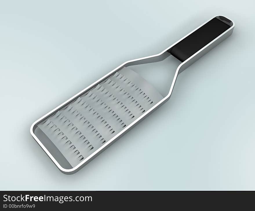 Illustration of a grater isolated on white