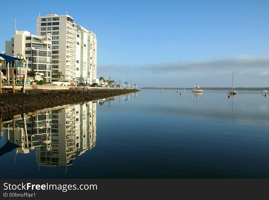 Apartment Tower By The Water