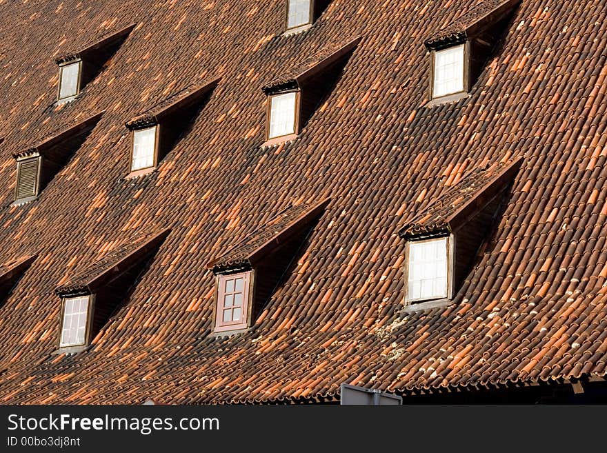 Tiled roof