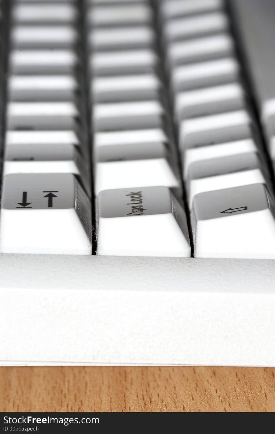 Computer Keyboard on a desk