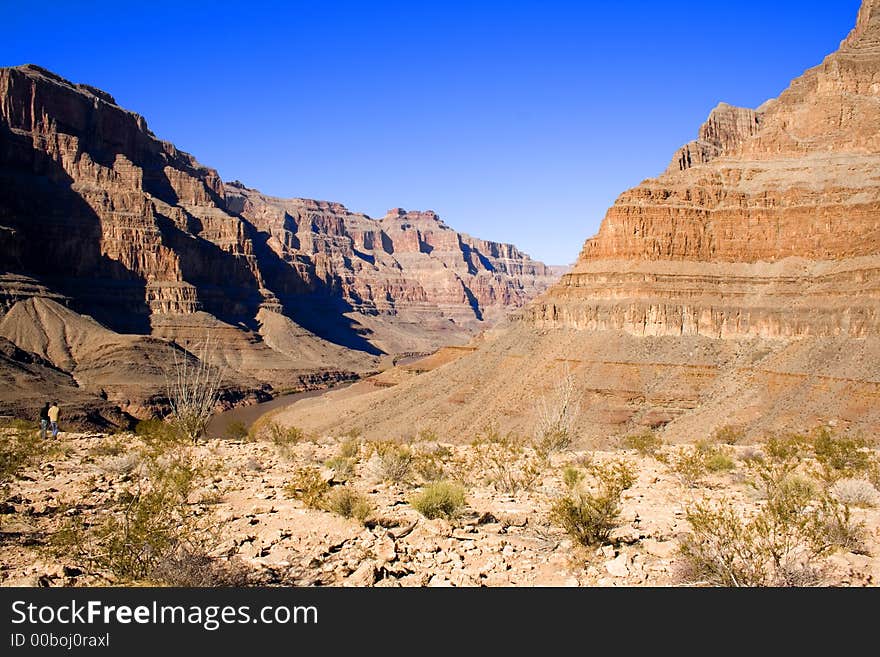 View of Colorado River @ the beginning of the Grand Canyon