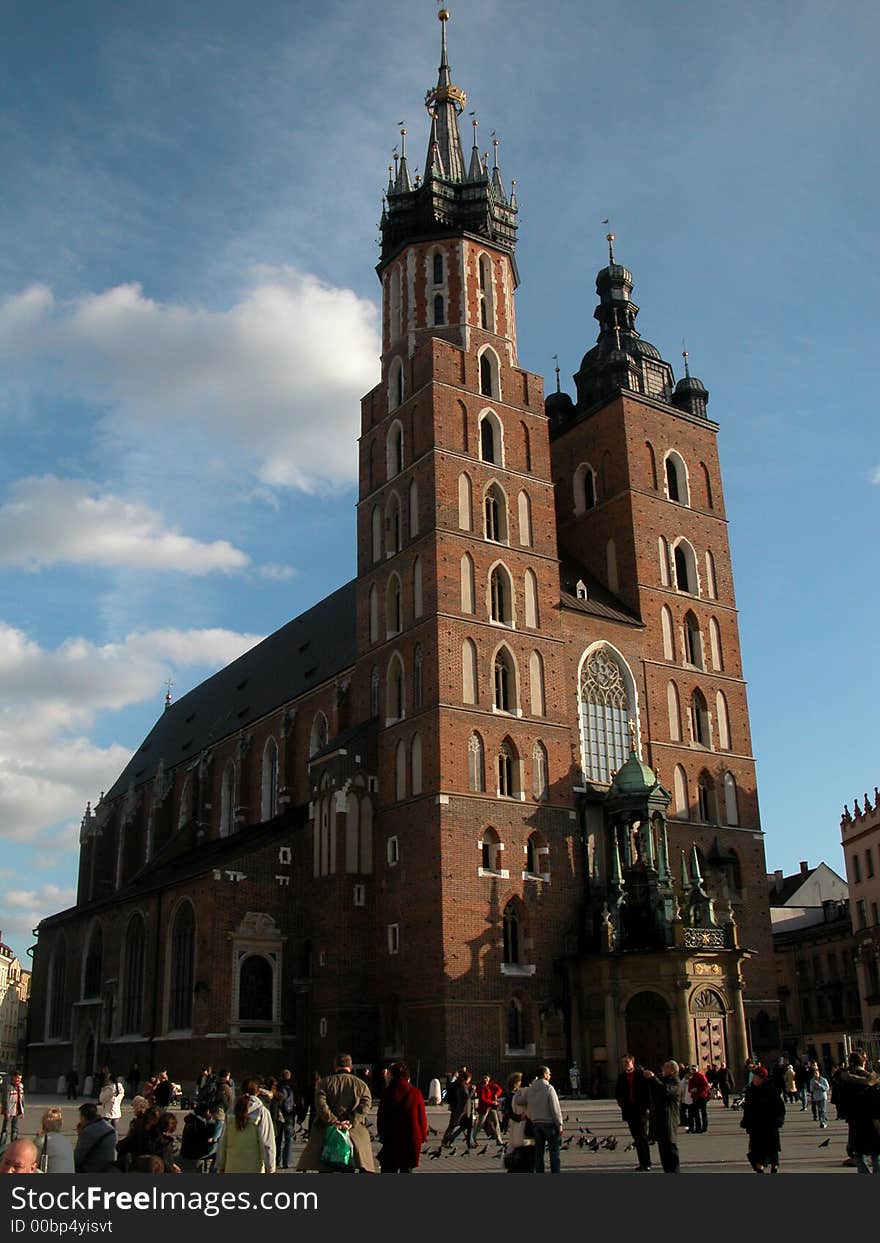 Old Town Squre in Cracow. Old Town Squre in Cracow