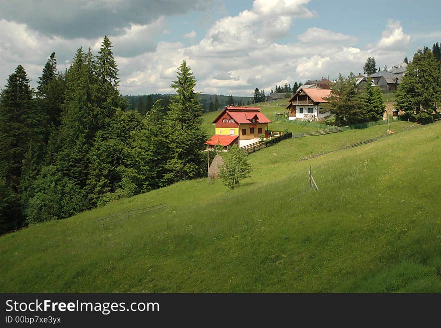 Beautiful lanscape from Transilvania, Romania and Dracula's Castel. Beautiful lanscape from Transilvania, Romania and Dracula's Castel