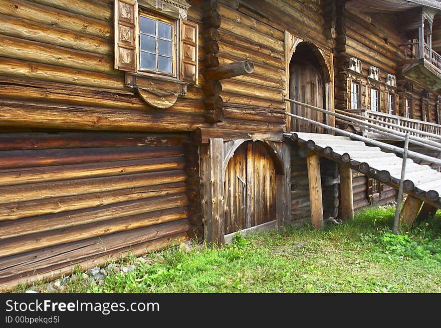 Old farmer house in Russia. Old farmer house in Russia