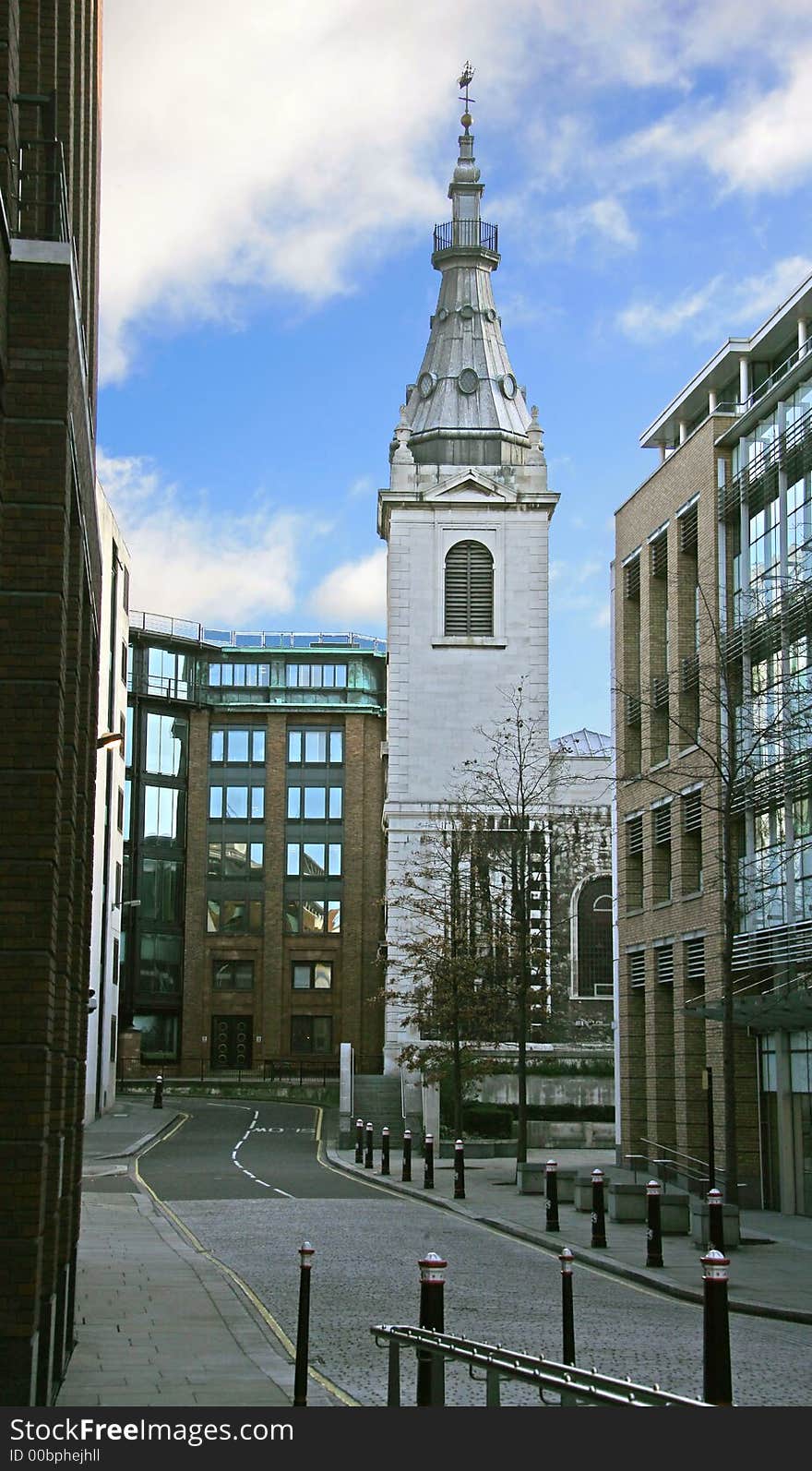 View of Modern and Old Buildings in London. View of Modern and Old Buildings in London