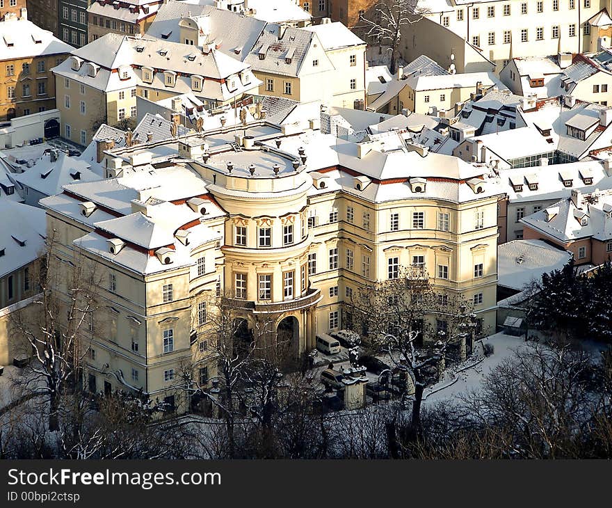 Historic buildings in winter
Residence