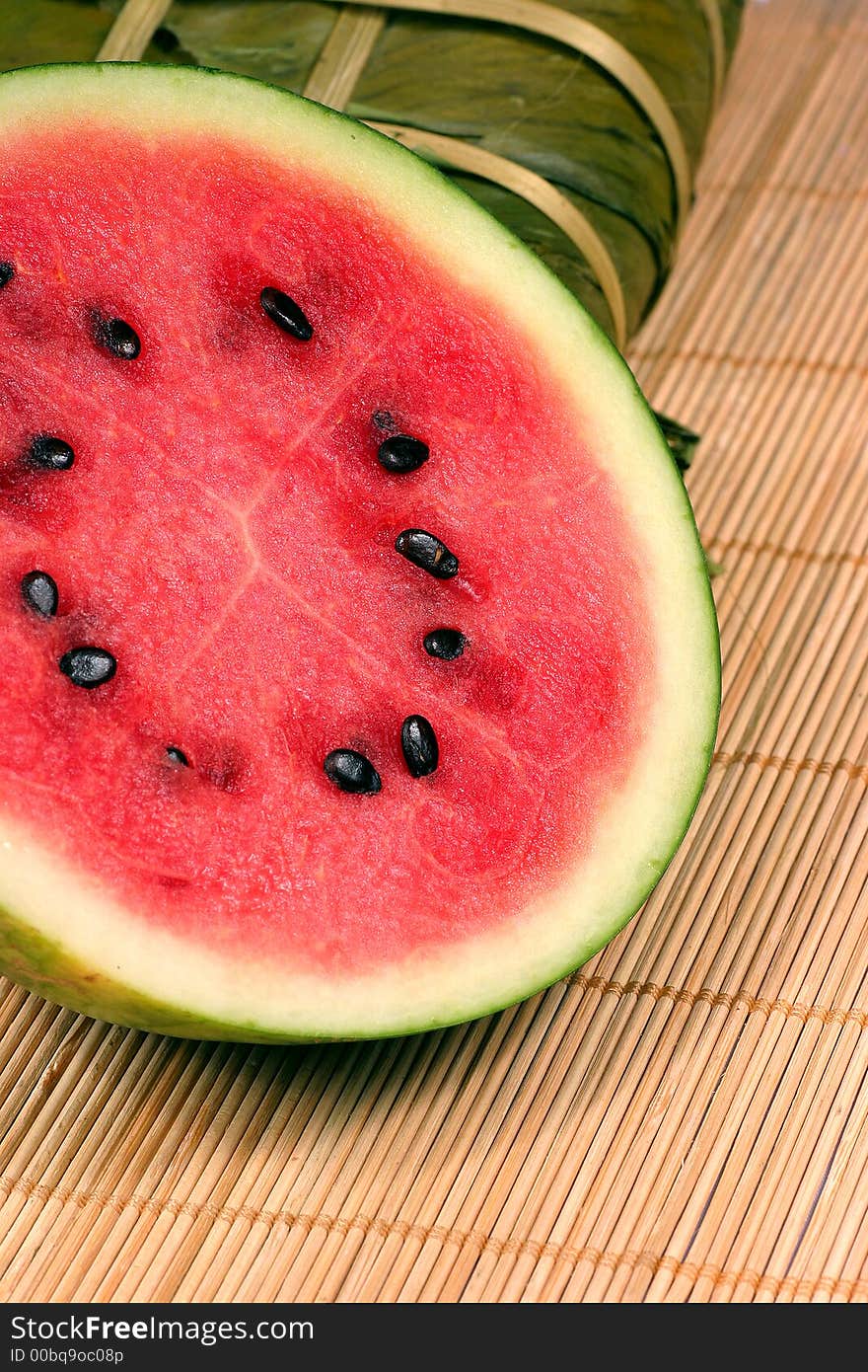 Fresh Water Melon And Rice Cake