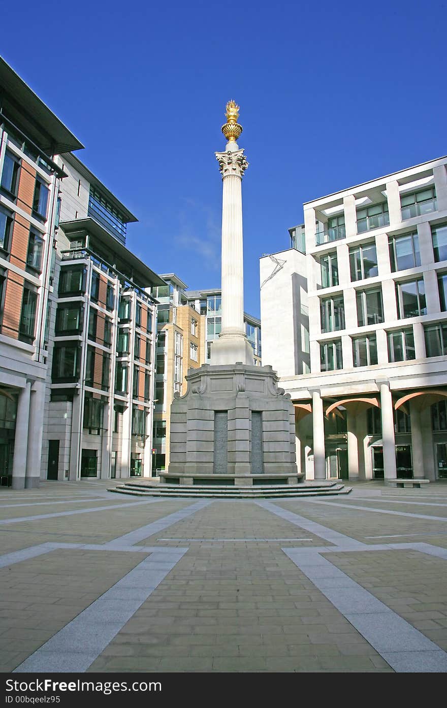 View of Modern and Old Buildings in London. View of Modern and Old Buildings in London