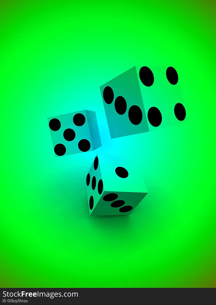 A image of a set of dice that have been thrown, it would be suitable for images based on betting. A image of a set of dice that have been thrown, it would be suitable for images based on betting.