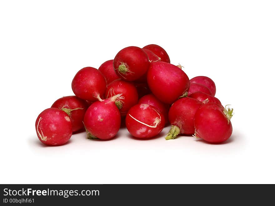 Radish Isolated On White