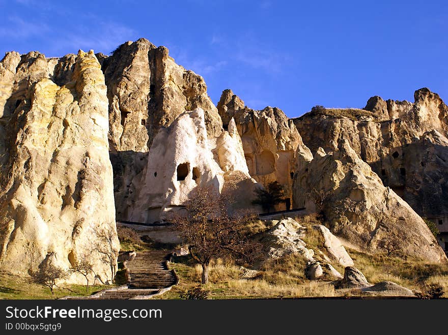 Open air museum Gereme in Cappadocia