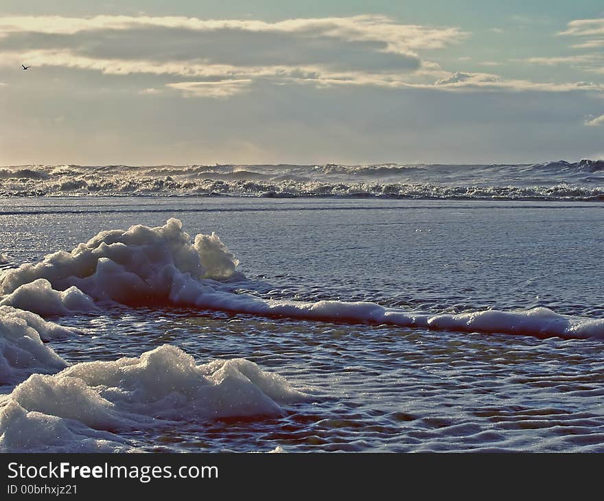 Foam On The Beach