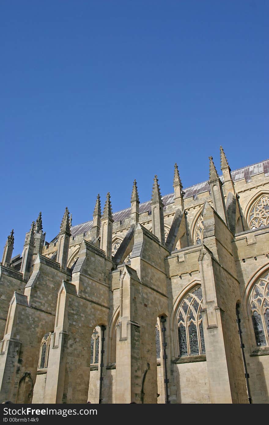 Exeter Cathedral in Devon England