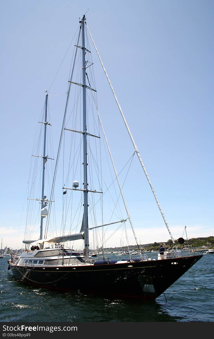 Schooner In Sydney Harbour