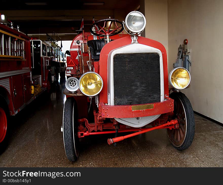 Antique Firefighters Truck