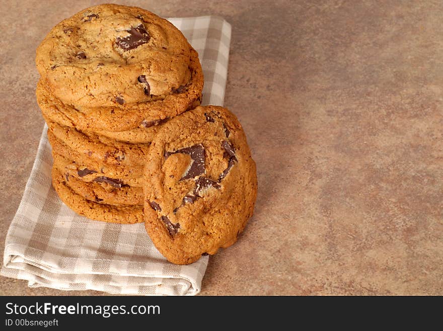 Delicious chocolate chunk cookies