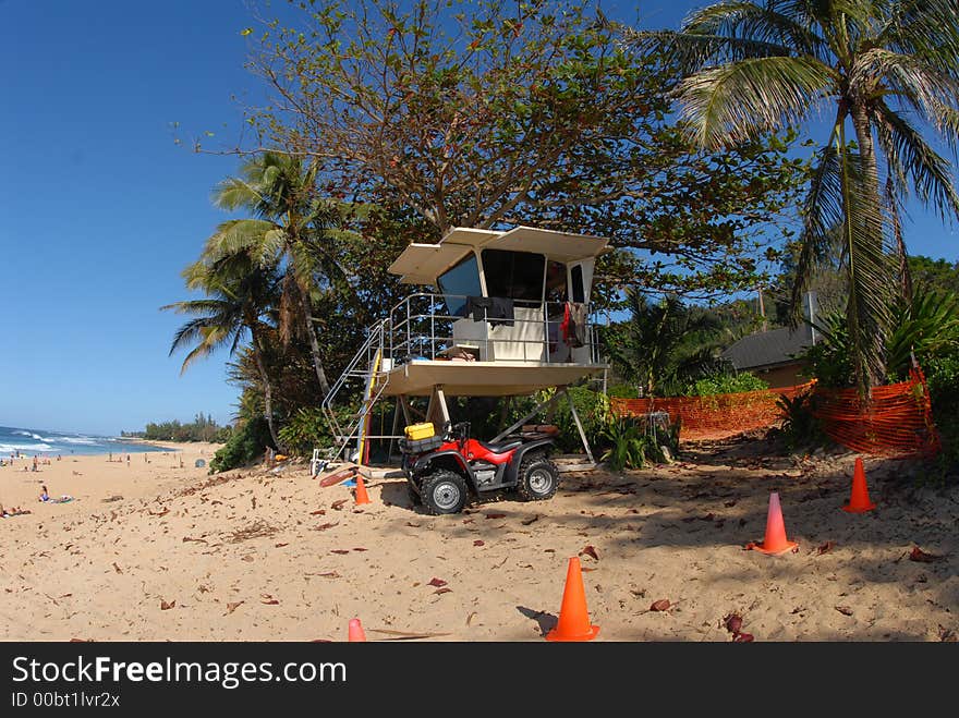 Lifeguard tower