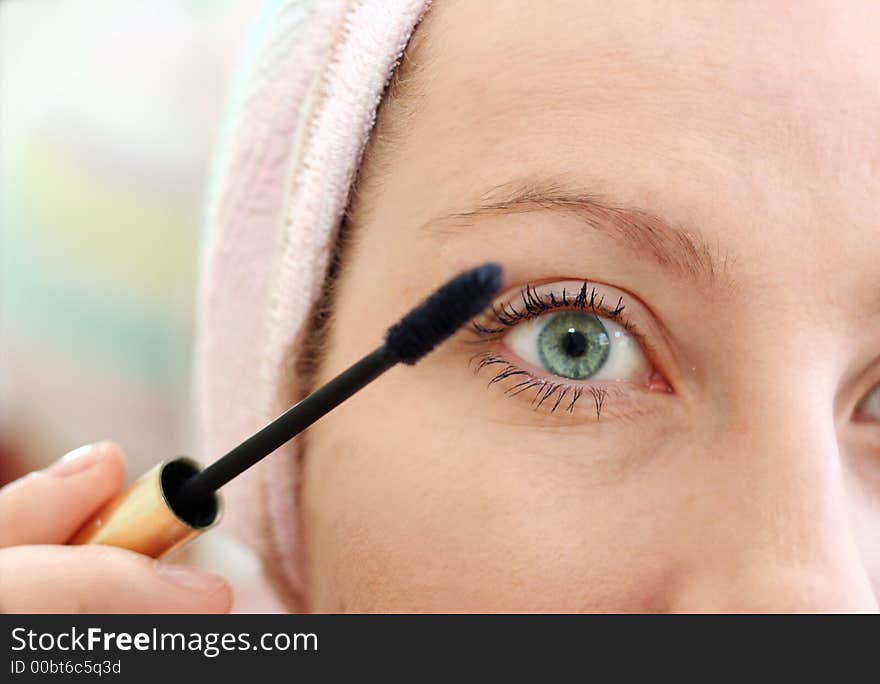 Close up of a smiling woman. Close up of a smiling woman