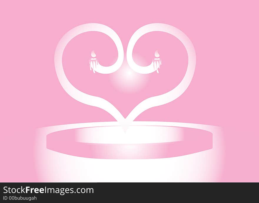 Heart Candle