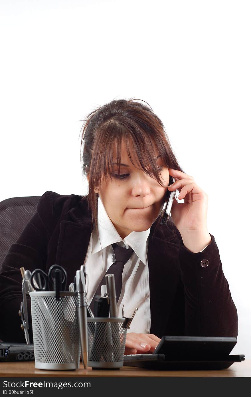 Businesswoman at desk 19