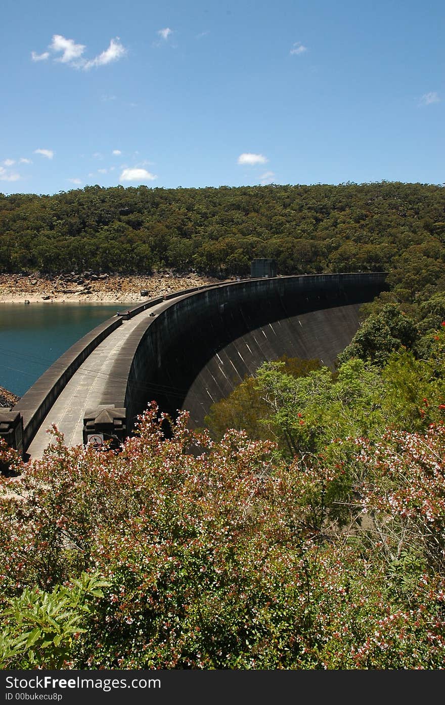 View on water storage inside country. View on water storage inside country