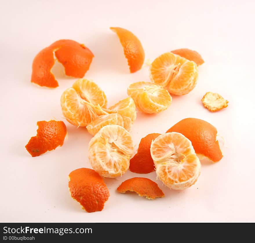 Peeled mandarin