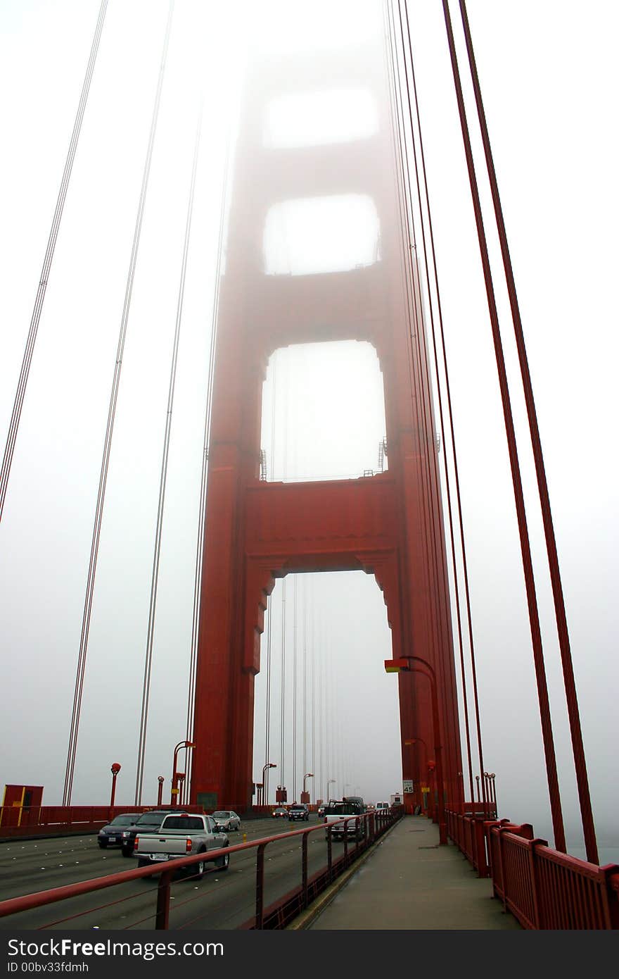 The Golden Gate Bridge of San Francisco, California, USA. The Golden Gate Bridge of San Francisco, California, USA