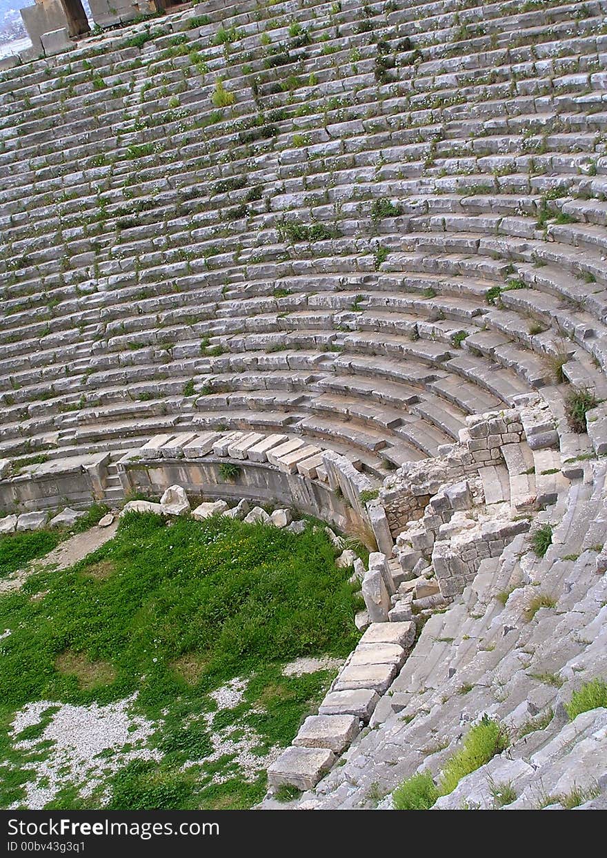 Ruins of amphitheatre