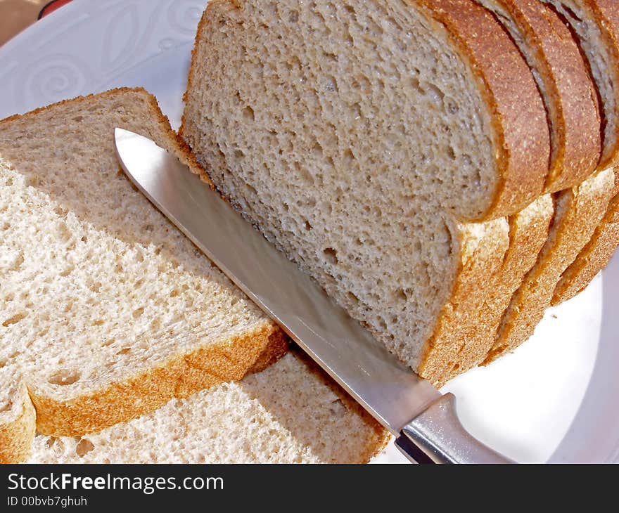 Bread with natural morning light. Bread with natural morning light