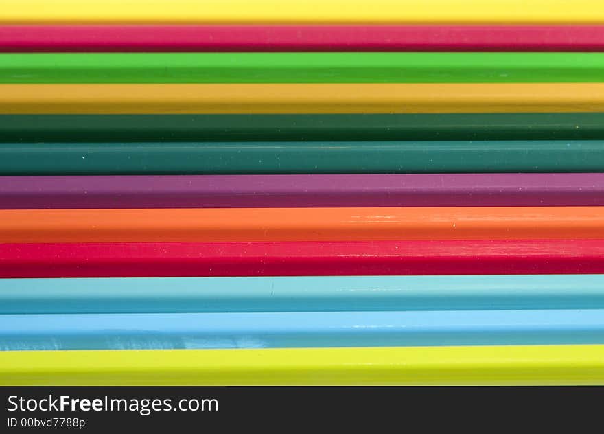 Colourful pencils of different colours. Colourful pencils of different colours