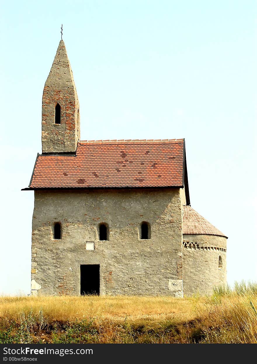 Chapel.
Abandoned church on the hill.