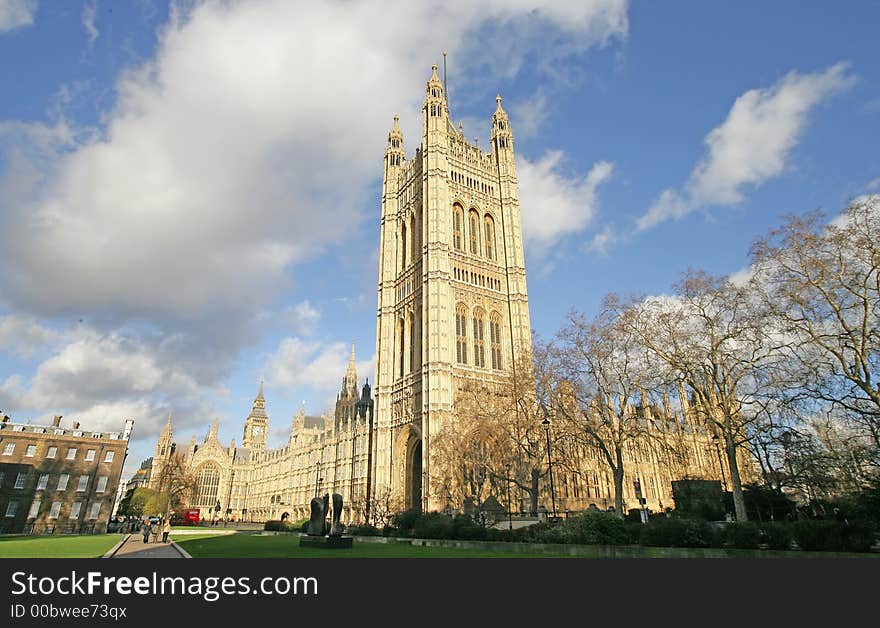 Fragment of Parliament Ensemble. London. Fragment of Parliament Ensemble. London