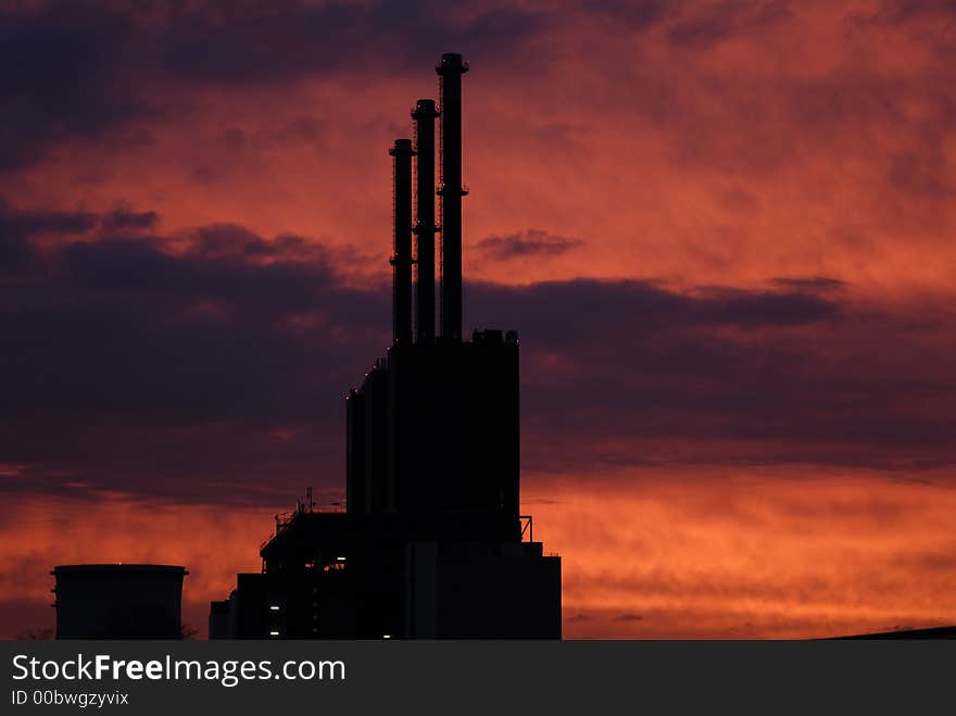 Power Station in the morning light