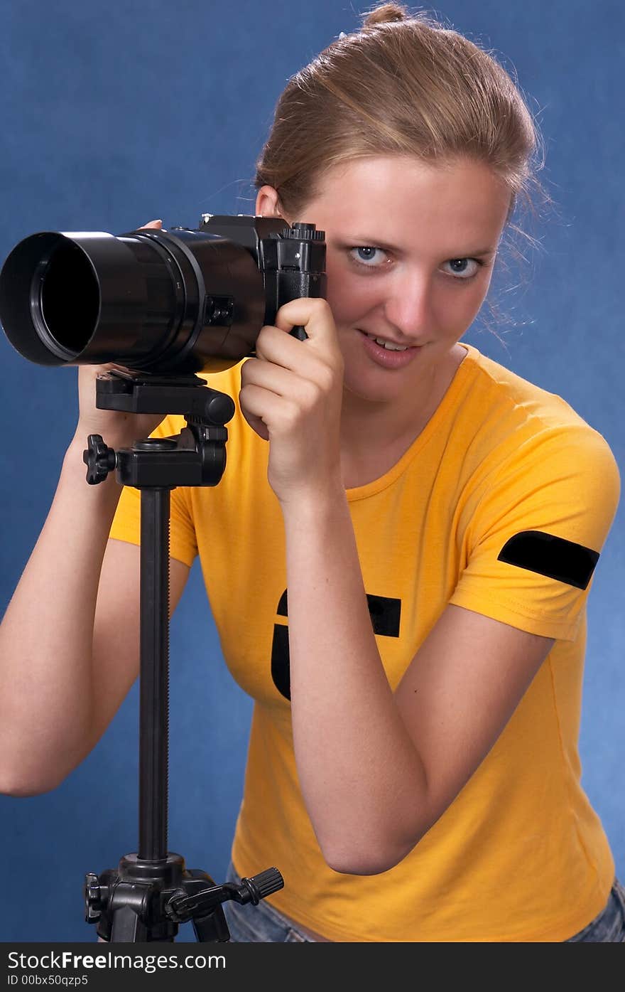 Russian Girl With A Photo Camera 5