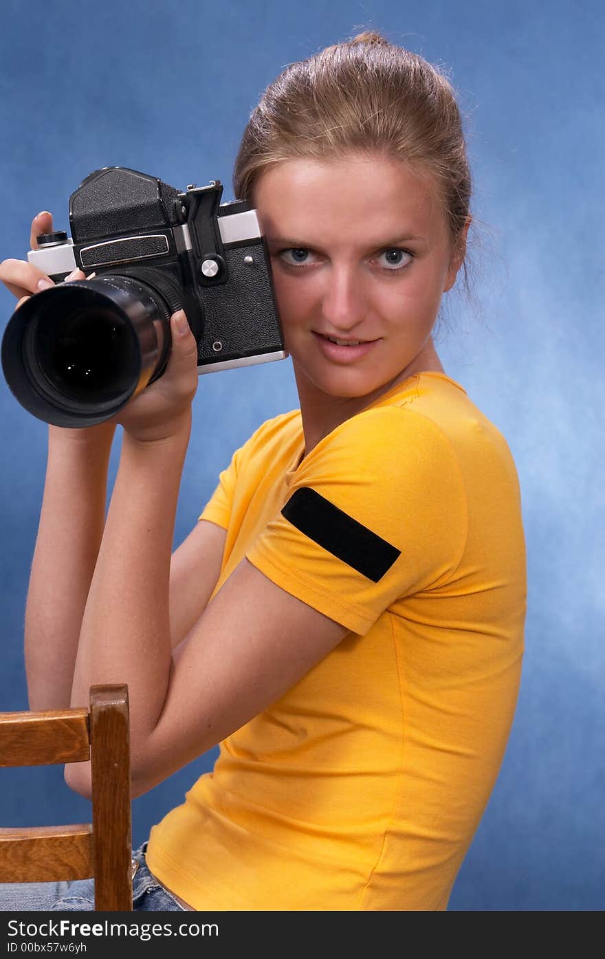 Russian Girl With A Photo Camera 6