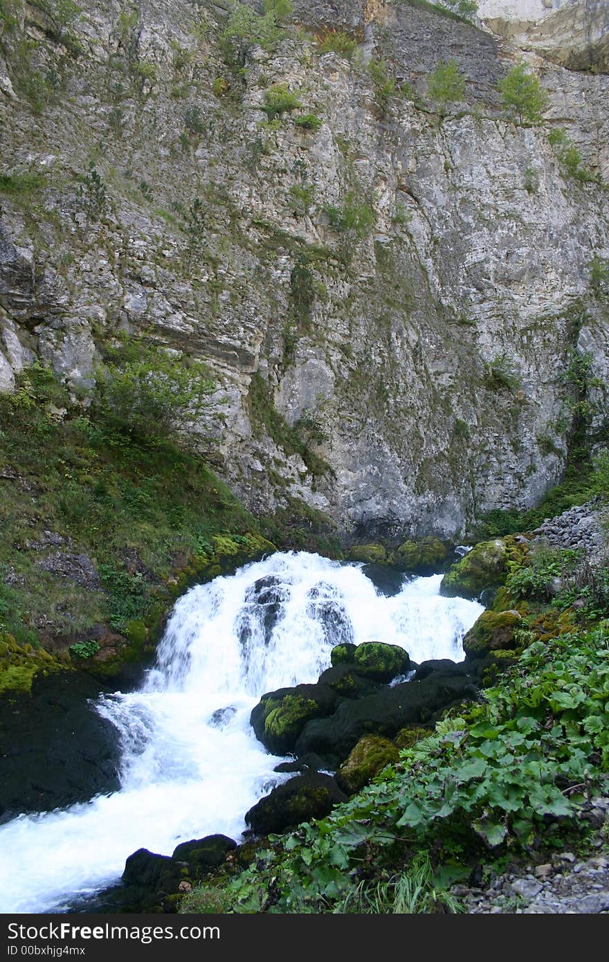 Durmitor Mountains Waterfall