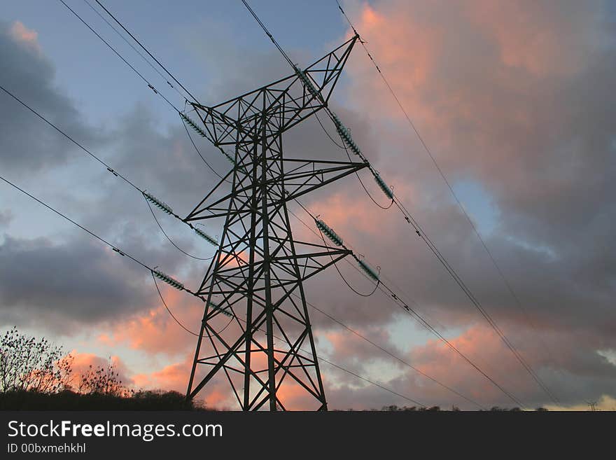 High Voltage Electricity Pylon