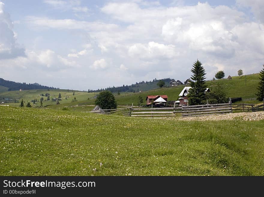 Beautiful view from Transylvania, Romania. Beautiful view from Transylvania, Romania