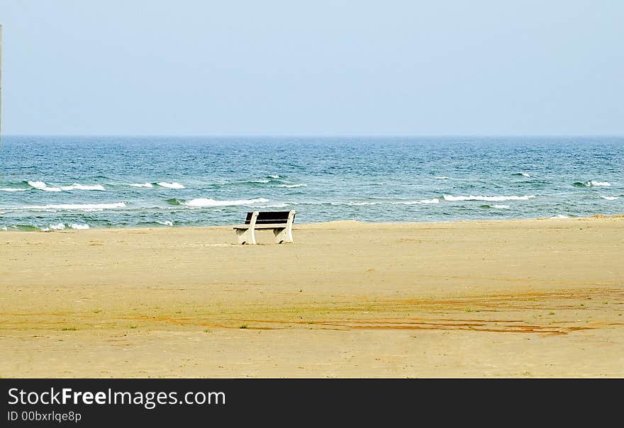 Beach bench