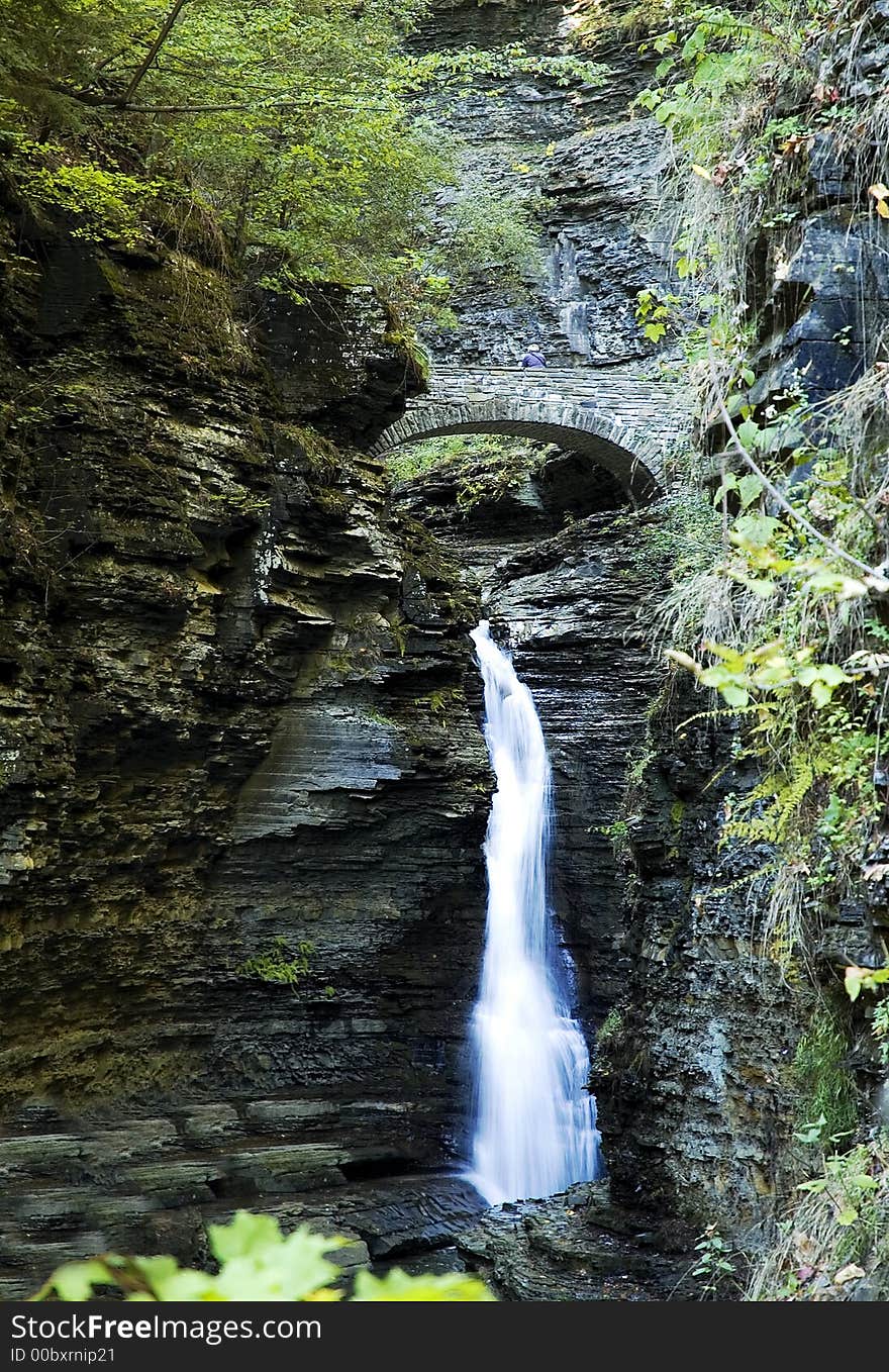 Bridge over the falls