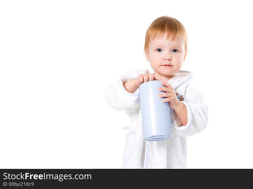 Beauty Baby Inbathrobe With Plastic Jar