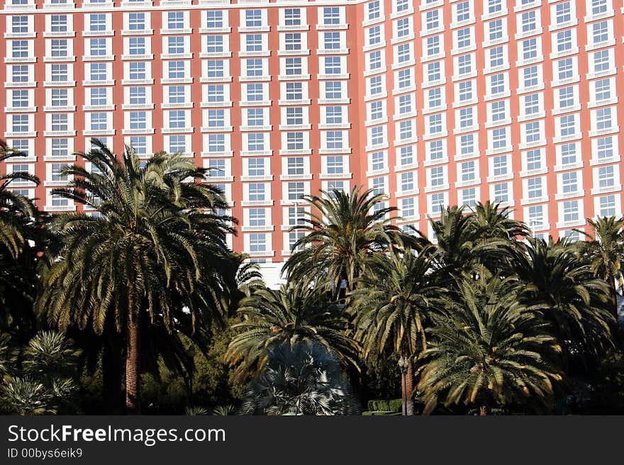 A building located in a tropical area. A building located in a tropical area.