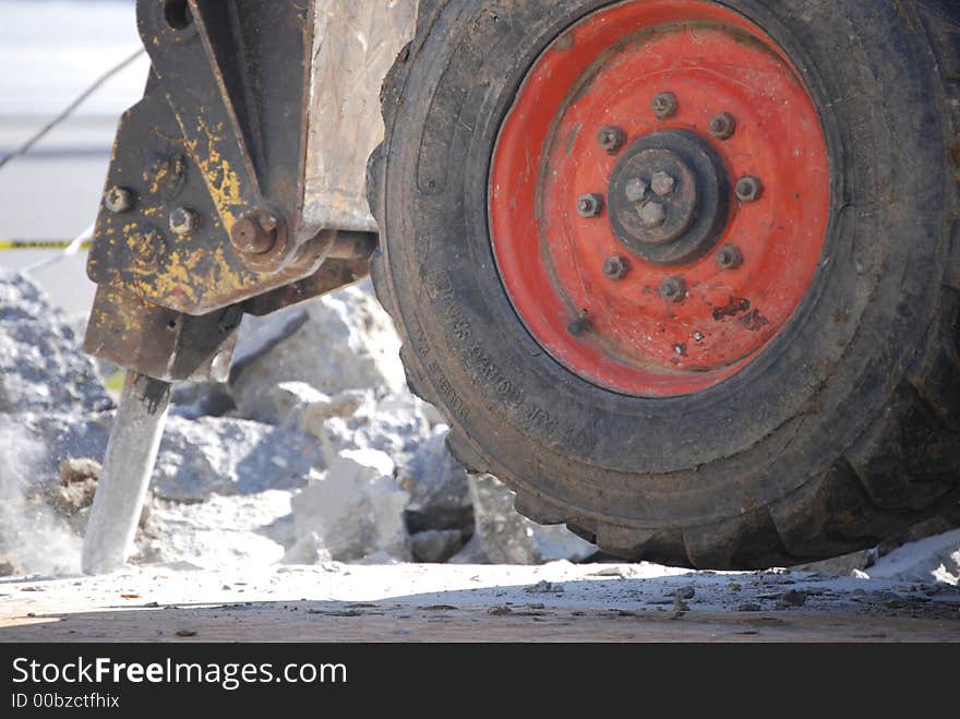 Tire and wheel