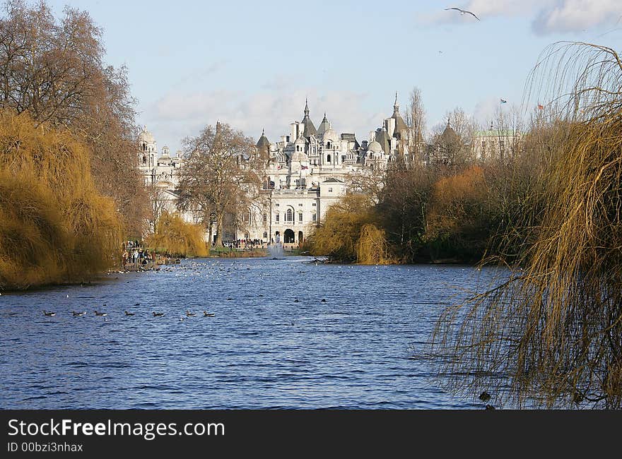 View of St.James Park. London. View of St.James Park. London