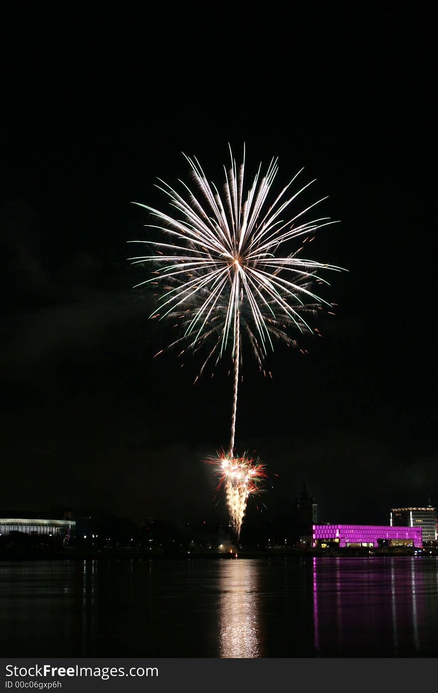 Fireworks Over The Danube In Linz, Austria 15