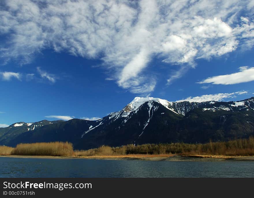 Fraser River Winter Scene