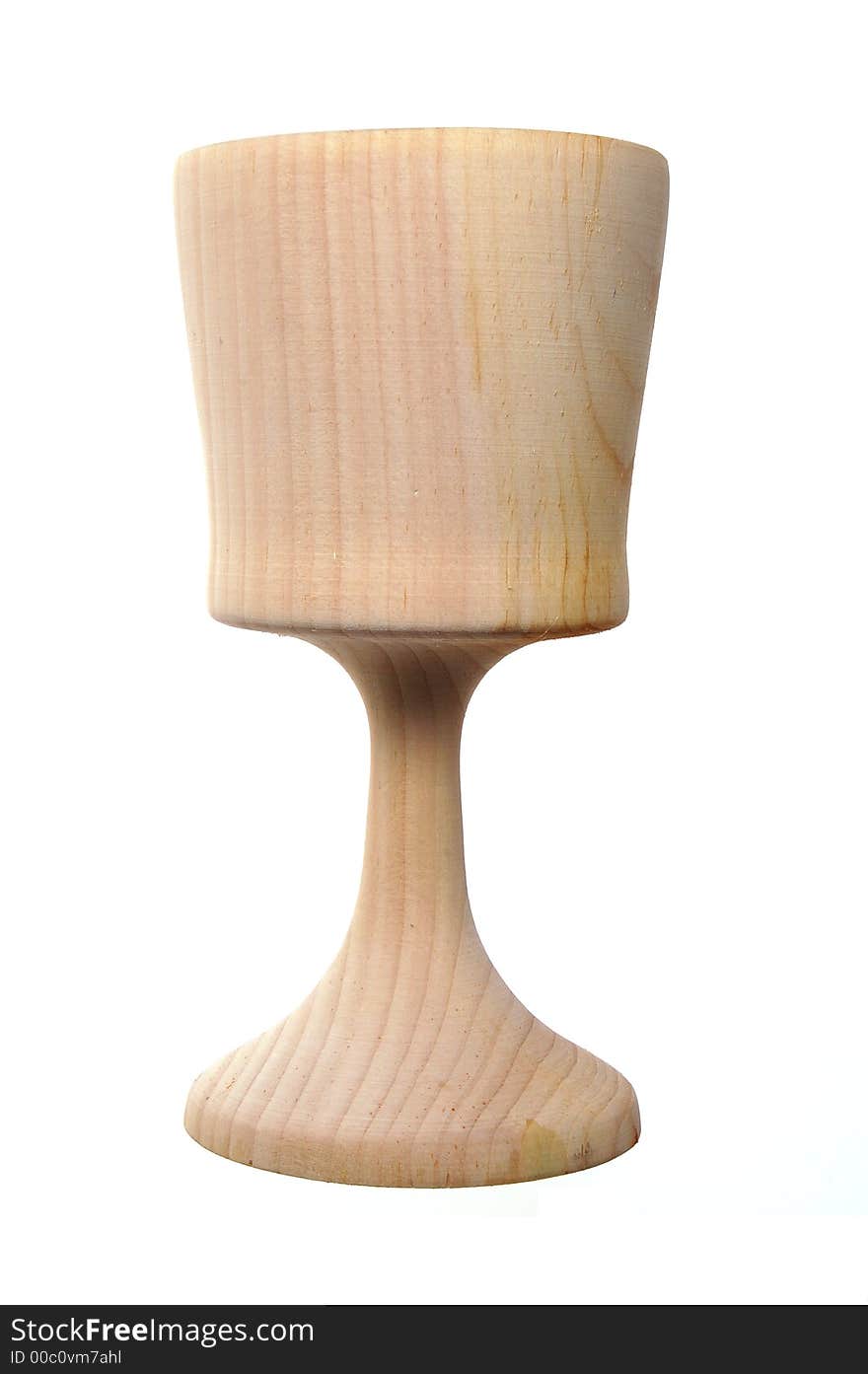 Wine cup, old cup made from wood, handmade