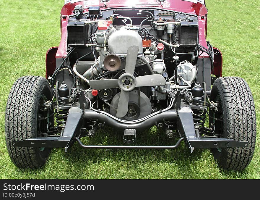 Partially Restored Antique Automobile